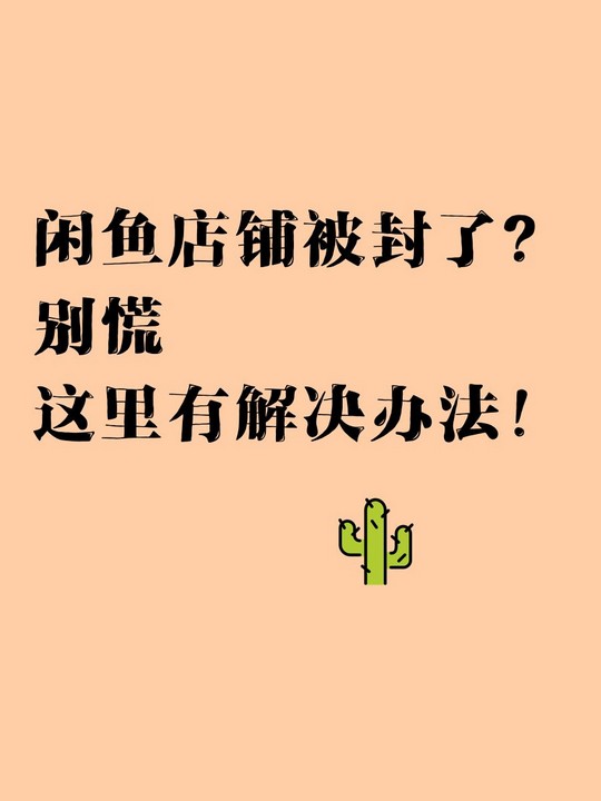 闲鱼店铺违规了，我们到底该怎么办？