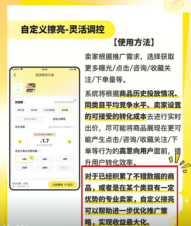 闲鱼擦亮选套餐包还是自定义？新手3分钟搞懂！