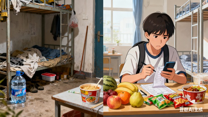 大学生算着生活费不够？看看农民工：一年买 2 次水果，饮料瓶当水杯