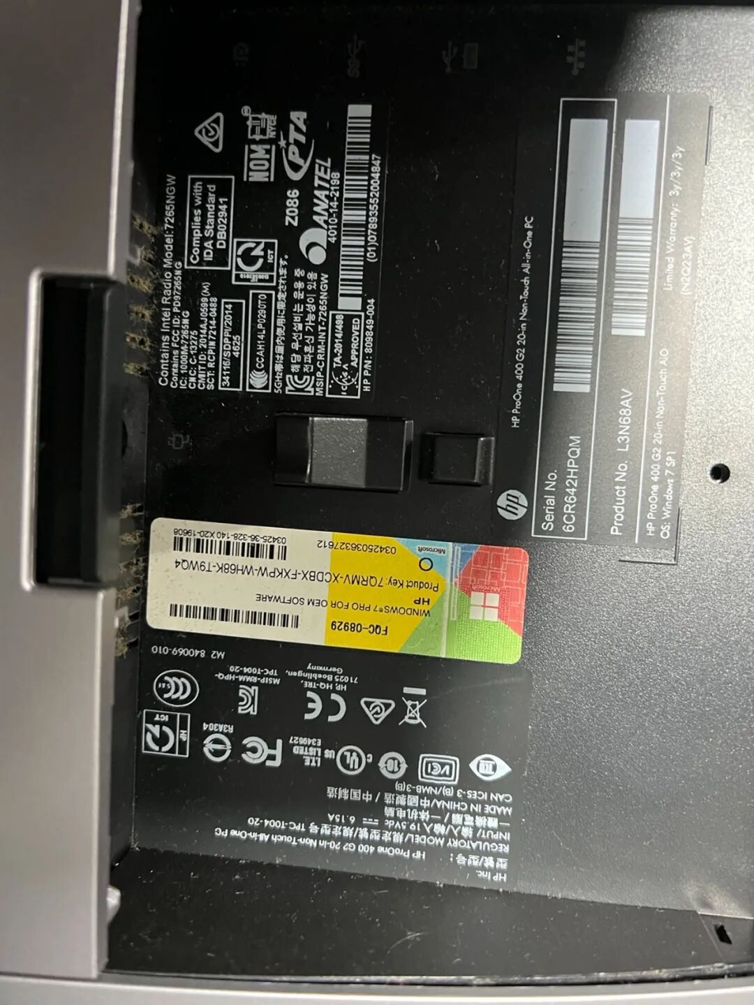 大量400元惠普20寸商用一体机涌入咸鱼，i3-6100+8G内存+128G固态硬盘，还带90W原装电源适配器！